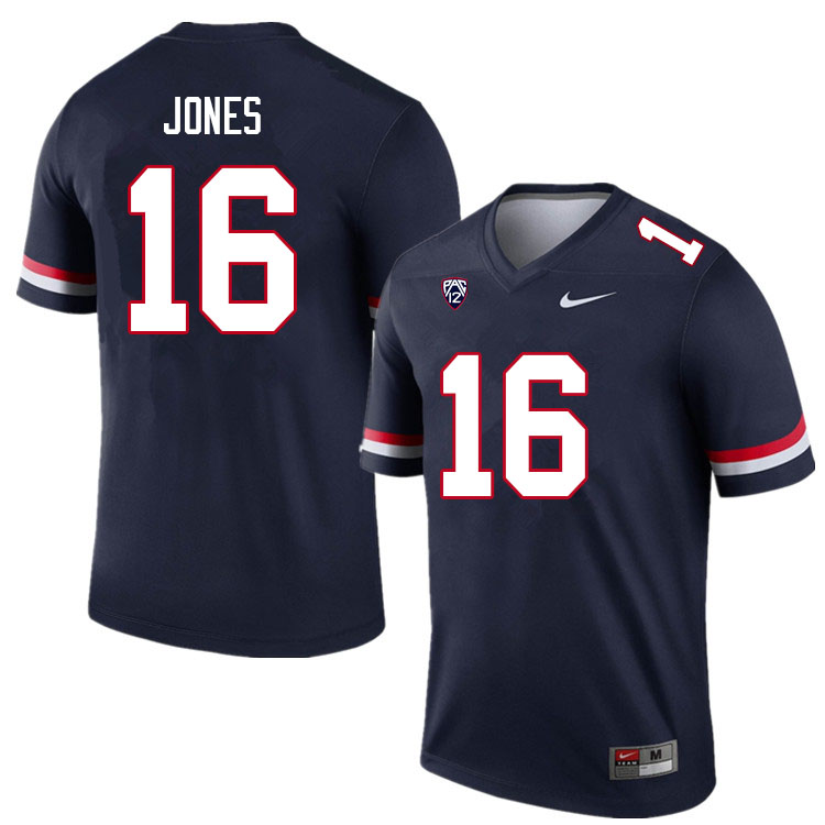 Men #16 AJ Jones Arizona Wildcats College Football Jerseys Sale-Navy